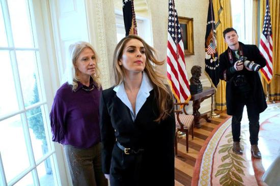 前任白宮聯絡室主任霍普‧希克斯(Hope Hicks)。路透