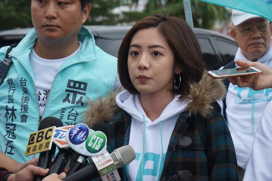 臺灣民衆黨黃瀞瑩。記者王燕華/攝影 臺灣民衆黨黃瀞瑩。記者王燕華/攝影