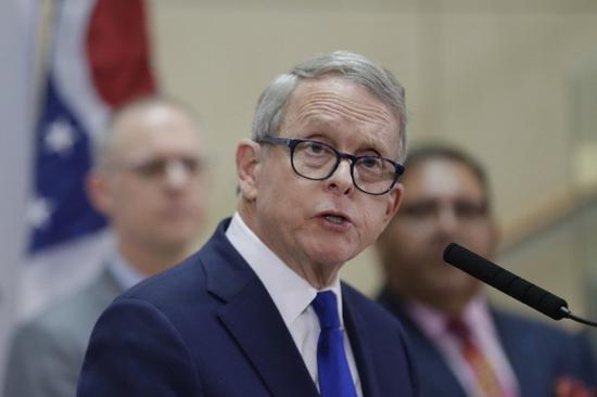 美国俄亥俄州州长德威恩(Mike DeWine)美联社 美国俄亥俄州州长德威恩(Mike DeWine)美联社