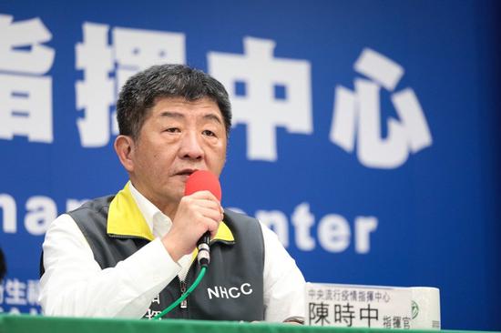 陳時中表示,「臺灣絕對沒有虧待他們」,有任何需求可透過代表處提出。圖/指揮中心提供 陳時中表示,‘臺灣絕對沒有虧待他們’,有任何需求可透過代表處提出。圖/指揮中心提供