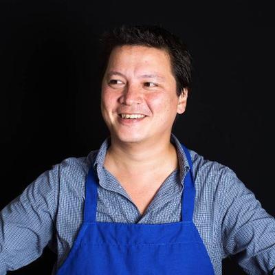 Wursthall餐馆老板洛培兹亚特(James Kenji Lpez-Alt)(图)为失言道歉。 世界日报记者黄美姝/翻摄