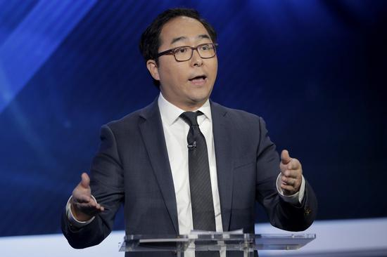 韓裔金安迪在新澤西州當選聯邦衆議員。(美聯社)