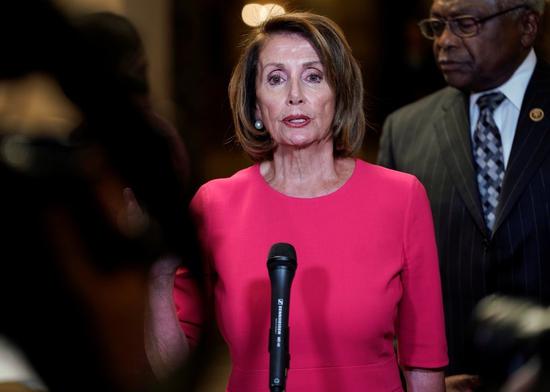 美國衆議院議長裴洛西(Nancy Pelosi)。 路透社