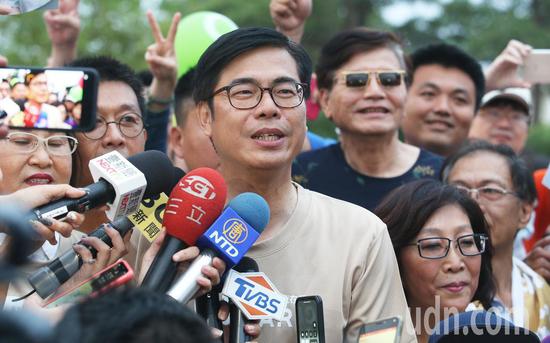 民進黨高雄市長候選人陳其邁。聯合報系記者劉學聖/攝影