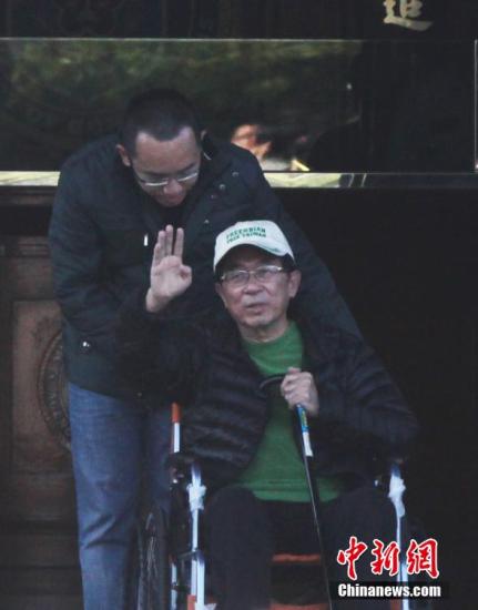 资料图:2015年1月5日,台湾当局前领导人陈水扁获准保外就医。<a target='_blank' href='http://www.chinanews.com/'>中新社</a>发 路梅 摄