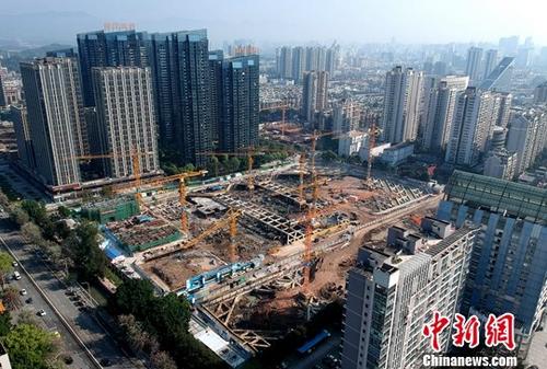 資料圖:正在開發中的樓盤。<a target='_blank' href='http://www.chinanews.com/'>中新社</a>記者 呂明 攝