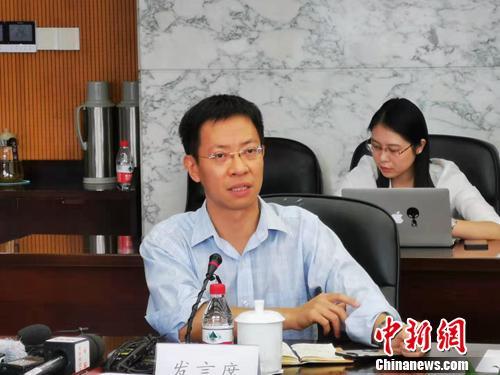 北京大學國家發展研究院黨委書記餘淼傑。<a target='_blank' href='http://www.chinanews.com/' >中新網</a>記者 李金磊 攝