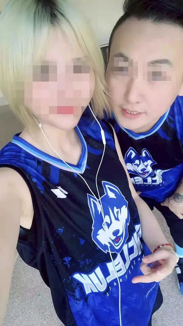 受害人廖某與嫌疑人盧某(受訪者供圖)