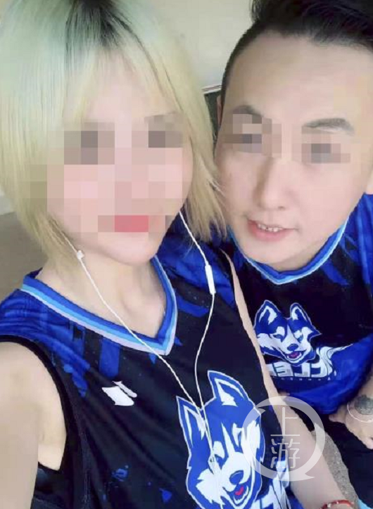 ▲死者廖某與犯罪嫌疑人盧某合照。圖片來源/受訪者提供