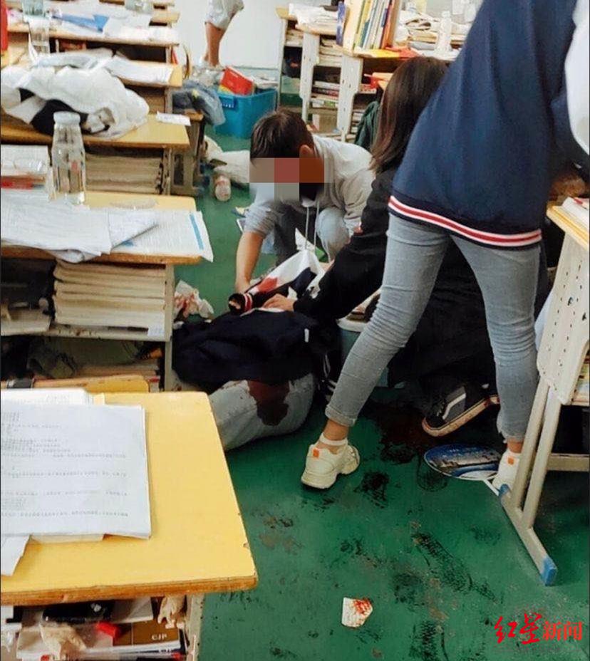 ▲網傳現場的另一位傷者。圖據知情網友