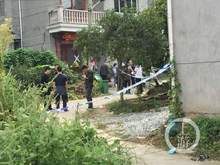 ▲案发现场已拉起警戒线。图片来源/当地人士廖明章