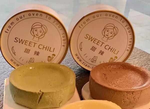 晏琪力創造的芝士蛋糕(美國《世界日報》/張宏 攝)