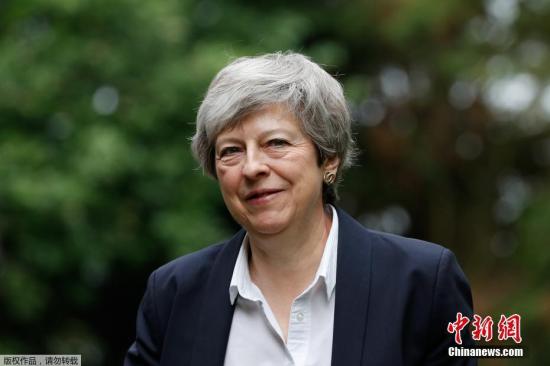 資料圖:英國前首相特蕾莎·梅。
