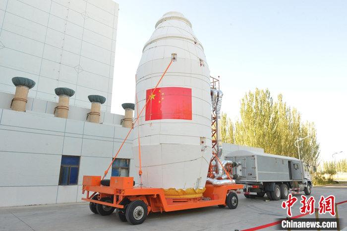 海洋二號C星轉場。中國空間技術研究院提供
