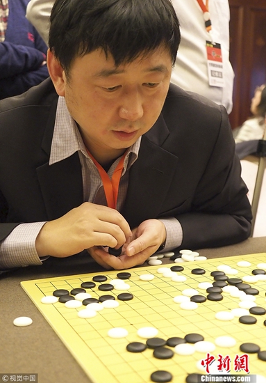 資料圖:中國圍棋隊總教練俞斌 圖片來源:視覺中國
