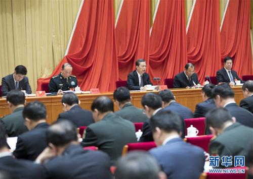 1月11日,中国共产党第十九届中央纪律检查委员会第三次全体会议在北京开幕。中共中央政治局常委、中央纪律检查委员会书记赵乐际代表中央纪律检查委员会常务委员会作题为《忠实履行党章和宪法赋予的职责努力实现新时代纪检监察工作高质量发展》的工作报告。 新华社记者 王晔 摄