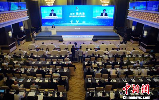 海峽兩岸電子信息產業對接交流會23日在成都舉行。 劉忠俊 攝