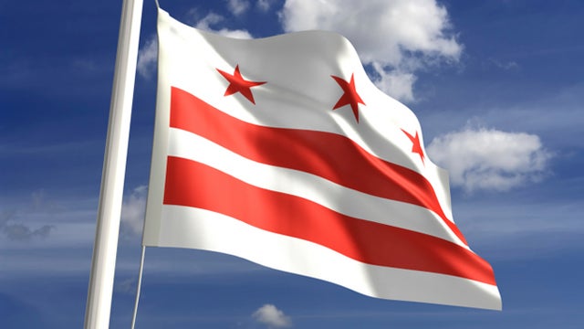 華盛頓哥倫比亞特區的區旗（圖片來源：《國會山報》）